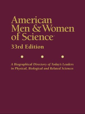 cover image of American Men & Women of Science